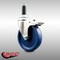 Service Caster 5 Inch 316SS Solid Poly Swivel 3/4 Inch Expanding Stem Caster Lock Brake SCC SCC-SS316TTLEX20S514-SPUS-34 - alternate 2